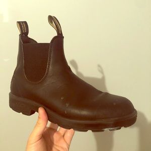 BLUNDSTONE BLACK BOOTS AS NEW SIZE 9us